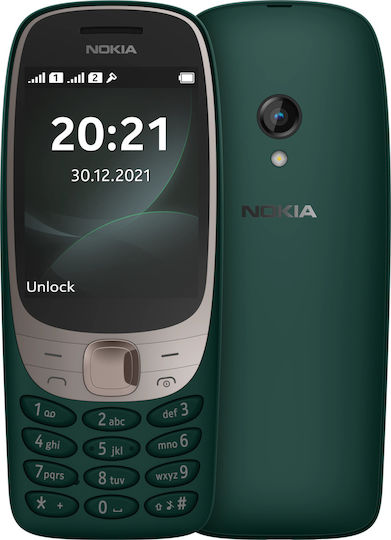 Nokia 6310 2021 Dual SIM Mobile with Buttons (English Menu) Green view 6