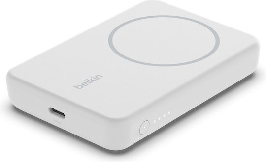 Belkin Boostcharge MagSafe Power Bank 5000mAh White view 1