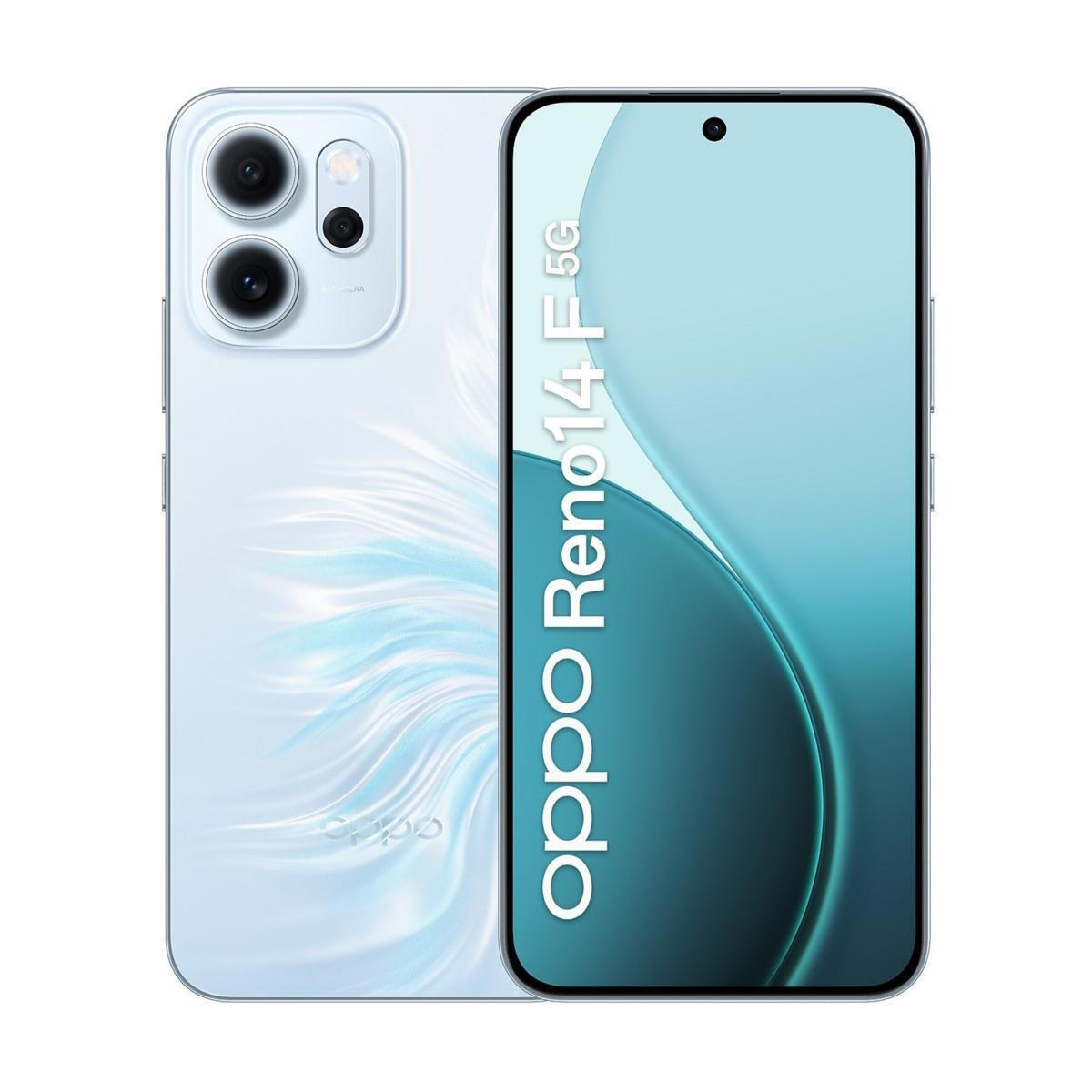 Oppo Reno 14F 5G Dual SIM (8GB/256GB) Opal Blue view 1