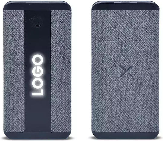 7601 Power Bank 10000mAh 5W with 2 USB-A Ports Gray