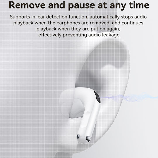 Yesido TWS32 Earbud Bluetooth Handsfree Earphones with Charging Case White view 5