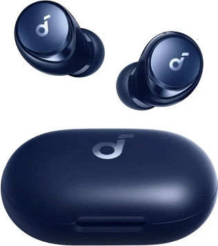 Soundcore by Anker Space A40 In-ear Bluetooth Handsfree Earphones with Charging Case Blue