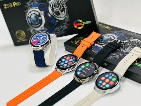 Z93 Pro 49mm Smartwatch with Heart Rate Monitor (Orange) view 2