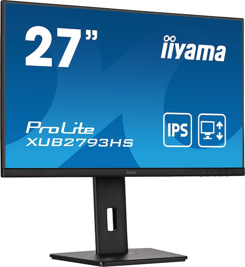 Iiyama ProLite XUB2793HS-B6 IPS Monitor 27" FHD 1920x1080 with Response Time 4ms GTG view 3