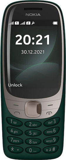 Nokia 6310 2021 Dual SIM Mobile with Buttons (English Menu) Green view 2