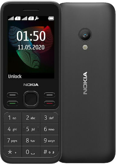 Nokia 150 (2020) GR Dual SIM Mobile with Buttons (Greek Menu) Black view 5