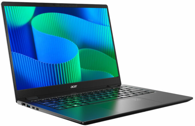 Acer TravelMate P6 14 AI TMP614-54-TCO -TCO 14" 120Hz (Ultra 7-256V/16GB/512GB SSD/W11 Pro) Galaxy Black (UK Keyboard) view 2