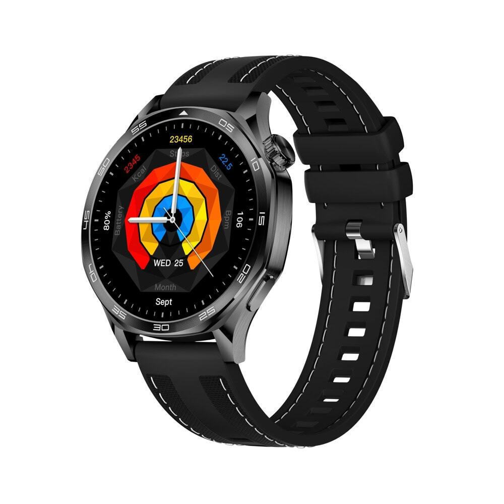 Aurafit AM29 Smartwatch with Heart Rate Monitor Black