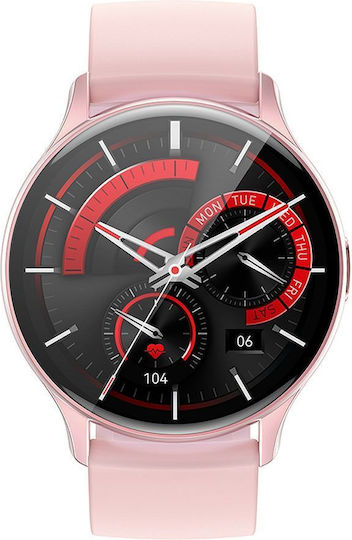 Hoco Y15 Aluminium Smartwatch with Heart Rate Monitor (Rose Gold)