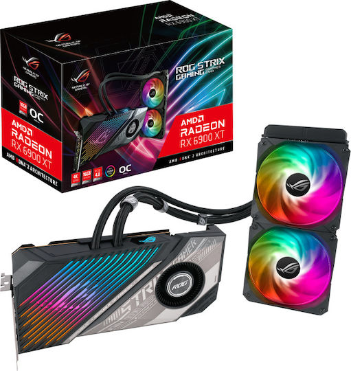 Asus Radeon RX 6900 XT 16GB GDDR6 ROG Strix LC OC Graphics Card view 1