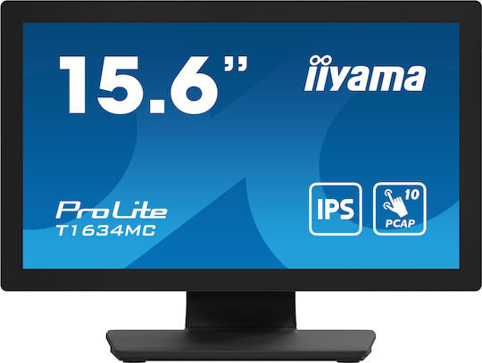 Iiyama ProLite T1634MC-B1S IPS Touch Monitor 15.6" FHD 1920x1080 with Response Time 25ms GTG view 1
