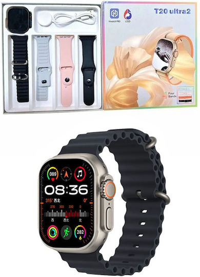 Hiwatch Pro Wristwatch T20 Ultra2 Smart Watch 4 1 Multicolor