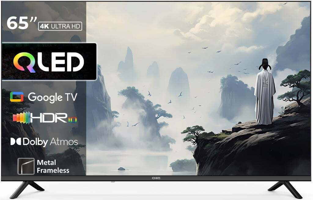 CHiQ Smart TV 65" 4K UHD QLED UJA65QM10GP HDR (2025)