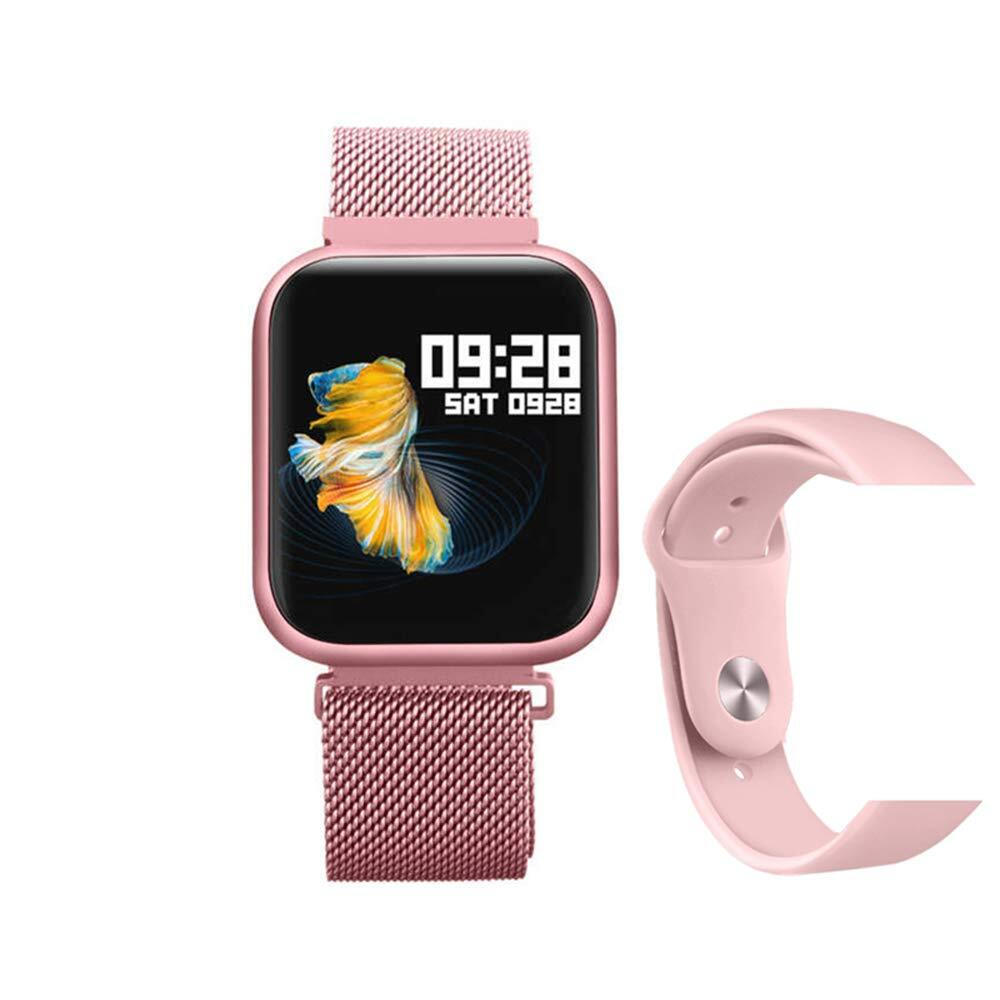 FiT Prestige Smartwatch with Heart Rate Monitor (Pink)