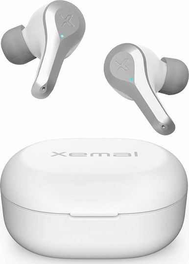 Edifier X5 In-ear Bluetooth Handsfree Earphones with Sweat Resistance and Charging Case White view 1
