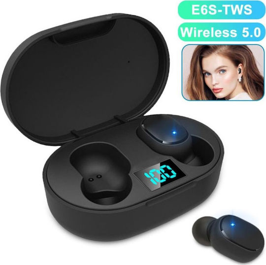 Andowl Q-E6S In-ear Bluetooth Handsfree Earphones with Sweat Resistance and Charging Case Black vista 4