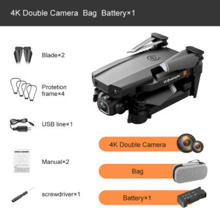 Factory S65 Drone FPV with 720p Camera and Controller view 2