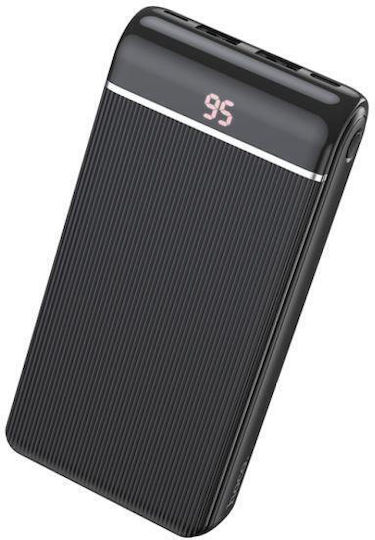 Hoco J59A Famous Power Bank 20000mAh with 2 USB-A Ports Black vue 4