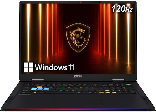 MSI Raider A18 HX A9WIG 18" 120Hz (Ryzen 9-9955HX3D/64GB/2TB SSD/GeForce RTX 5080/W11 Home) (UK Keyboard) view 2