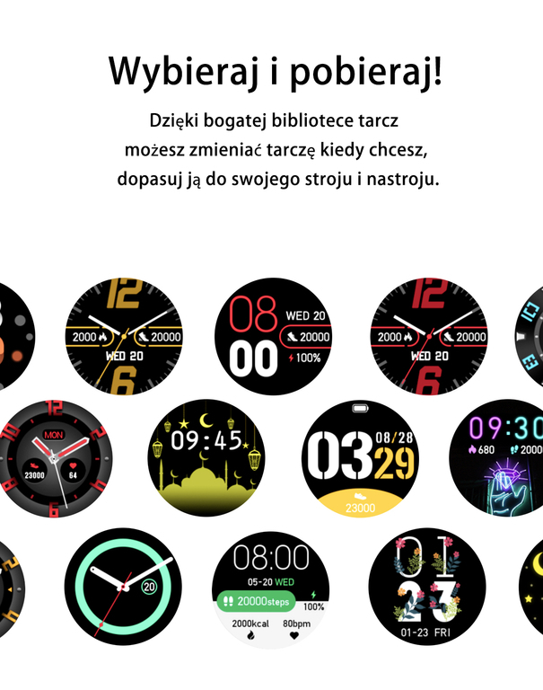 Gravity Gt1 45mm Smartwatch with Heart Rate Monitor Multicolour vue 8
