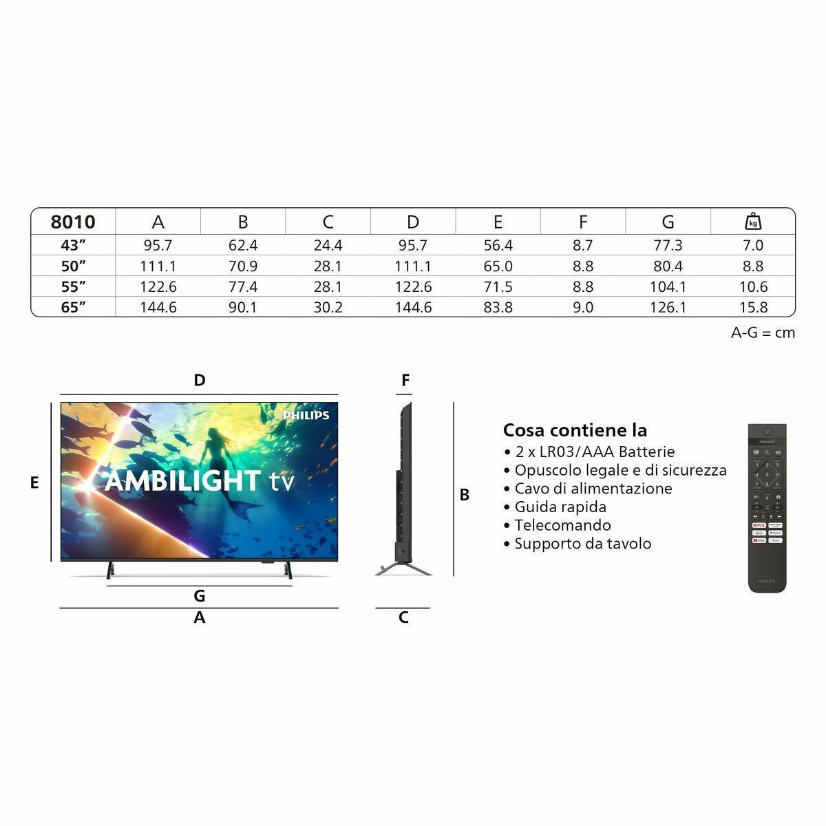 Philips Smart Television 43" 4K UHD LED Ambilight HDR (2025) view 6