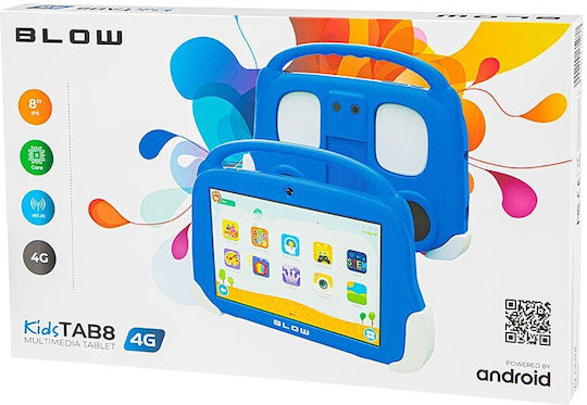 Blow KidsTAB8 4G 8" Tablet (4GB/64GB) Blue view 5