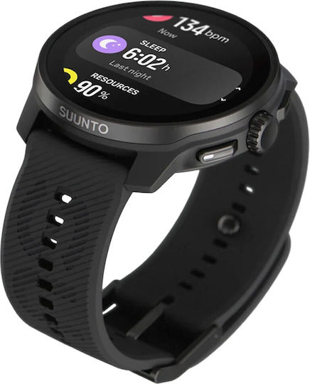 Suunto Race S Stainless Steel 45mm Waterproof Smartwatch with Heart Rate Monitor (Black) view 4