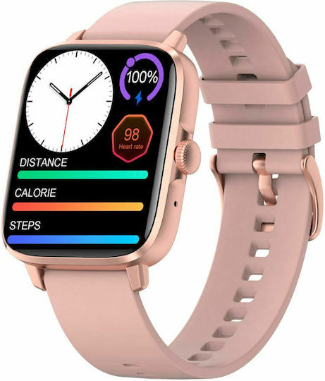 DT NO.1 DT102 38mm Smartwatch with Heart Rate Monitor (Black) vue 5