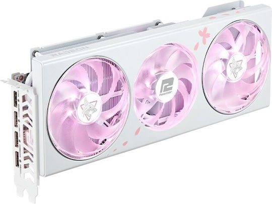 PowerColor Radeon RX 7800 XT 16GB GDDR6 Hellhound Sakura Graphics Card vue 5