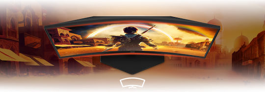 AOC C27G42E VA HDR Curved Gaming Monitor 27" FHD 1920x1080 180Hz with Response Time 1ms GTG view 3