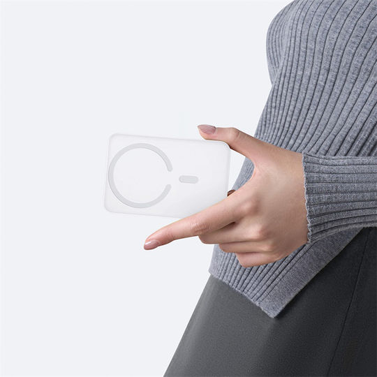 Baseus EnerFill FM11 MagSafe Power Bank 10000mAh 22.5W with USB-C Port Power Delivery White view 9