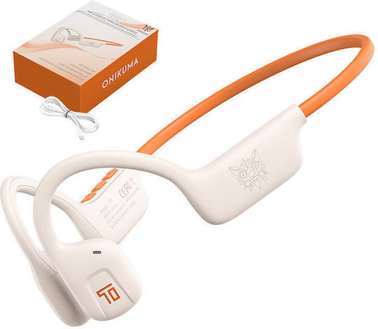 Onikuma T37 Open Ear Bluetooth Handsfree Earphones White view 2