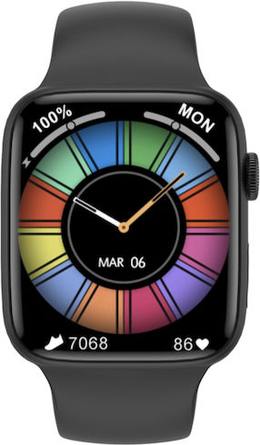 I7 ProMax Smartwatch with Heart Rate Monitor (Black) view 4