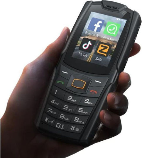 AGM M7 Dual SIM (1GB/8GB) Resistant Mobile with Buttons Black view 6