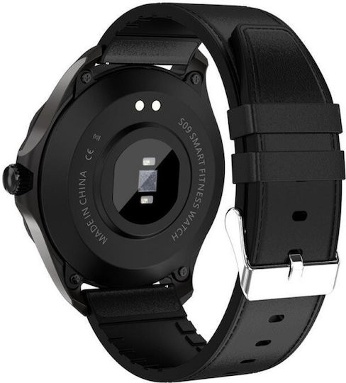 Kingwear S09 Smartwatch with Heart Rate Monitor (Black) view 2
