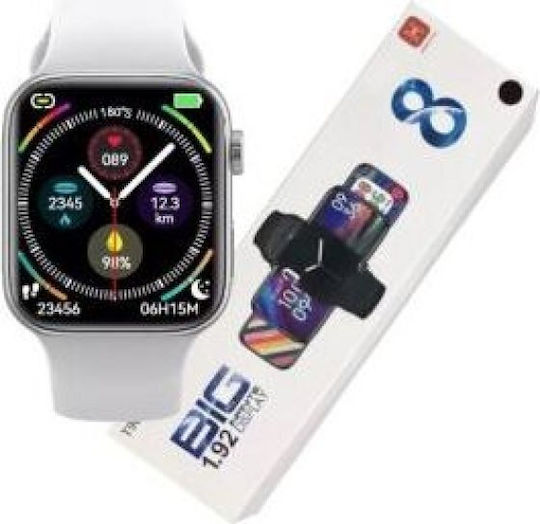 T900 Pro Max L Smartwatch with Heart Rate Monitor (White) view 2