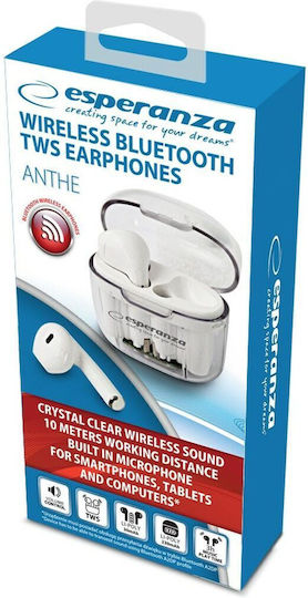 Esperanza EH237W In-ear Bluetooth Handsfree Earphones with Charging Case Black view 5