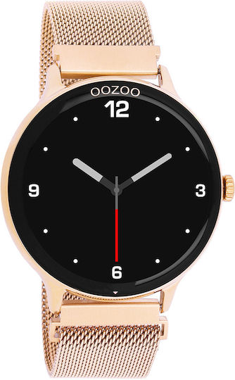 Oozoo Q00138 45mm Smartwatch with Heart Rate Monitor (Rose Gold) view 6