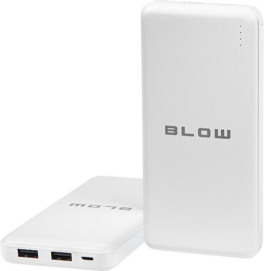 Blow PB20C Power Bank 20000mAh 15W with 2 USB-A Ports White