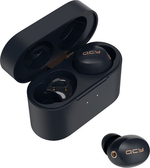 QCY HT01 In-ear Bluetooth Handsfree Earphones with Charging Case Black view 2