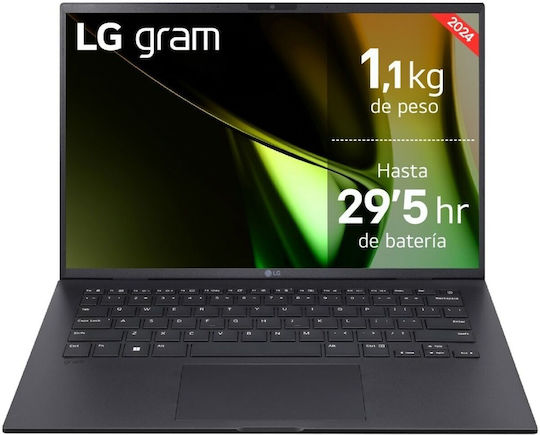 LG 14Z90S AP75P 14" IPS (Ultra 7-155H/16GB/512GB SSD/No OS) (ES Keyboard)
