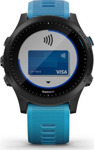 Garmin Forerunner 945 Stainless Steel 47mm Waterproof Smartwatch with Heart Rate Monitor (Blue) view 5