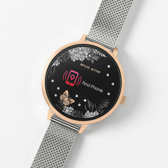 Reflex Active Series 03 38mm Smartwatch with Heart Rate Monitor (Silver Garden) view 5