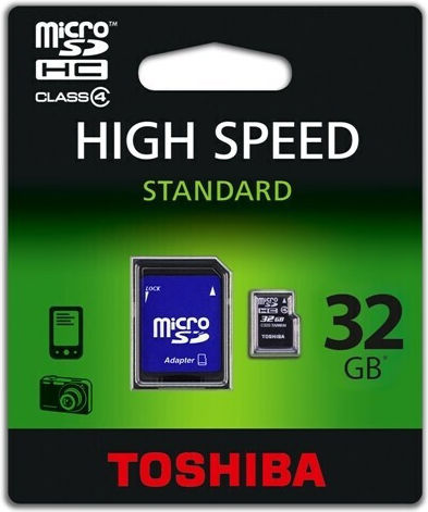 Toshiba 32GB Class 10 High Speed with Adapter