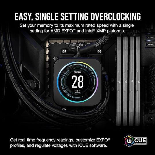 Corsair Vengeance DDR5 with Module 1x16GB and Speed 6000 for Desktop CMK16GX5M1E6000Z36 view 3