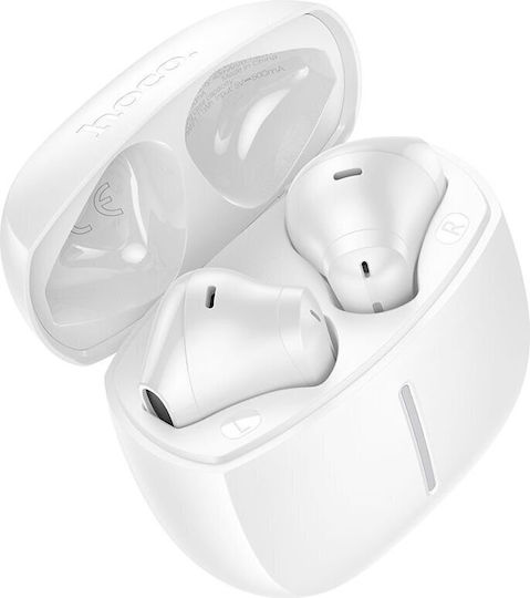 Hoco EQ33 Earbud Bluetooth Handsfree Earphones with Sweat Resistance and Charging Case White view 3