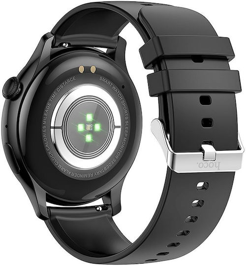 Hoco Y10 Pro 46mm Smartwatch with Heart Rate Monitor (Black) view 3