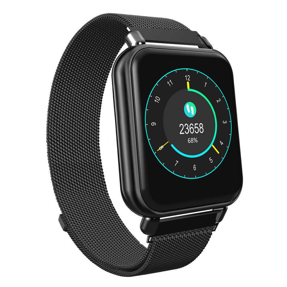 Fit Ypro Smartwatch with Heart Rate Monitor (Black)