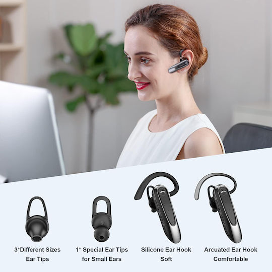 Techsuit CB2 In-ear Bluetooth Handsfree Earphone Black view 5