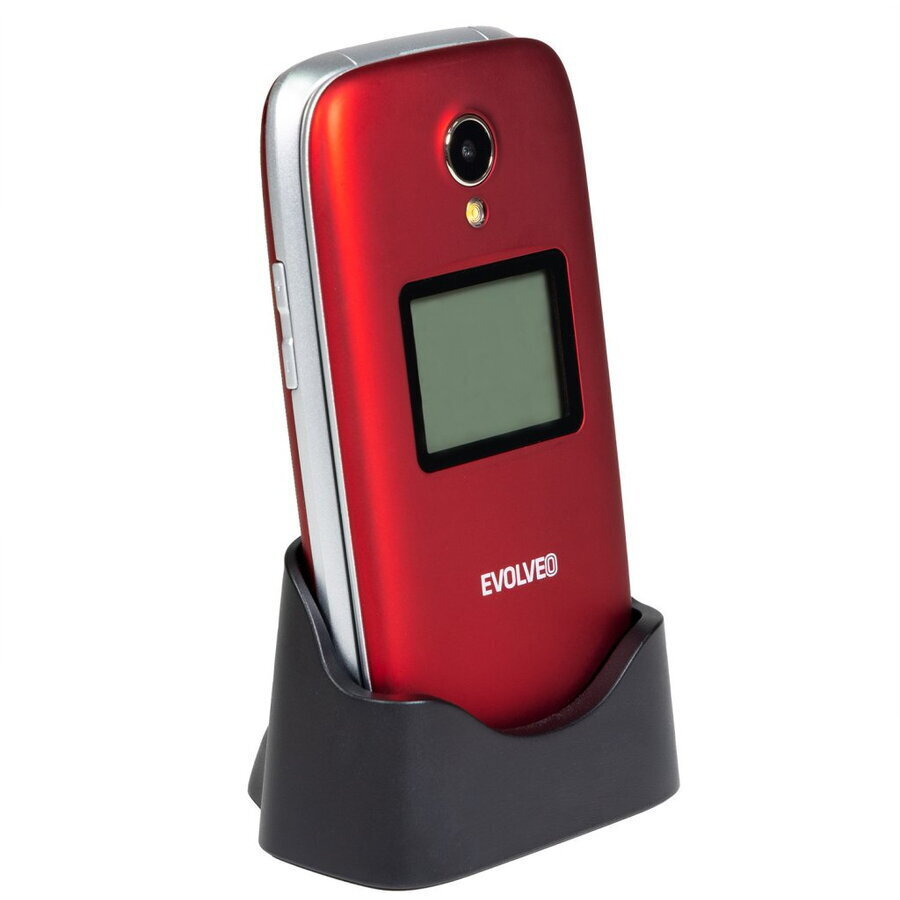 Evolveo EasyPhone FS Single SIM Mobile with Large Buttons Red view 4